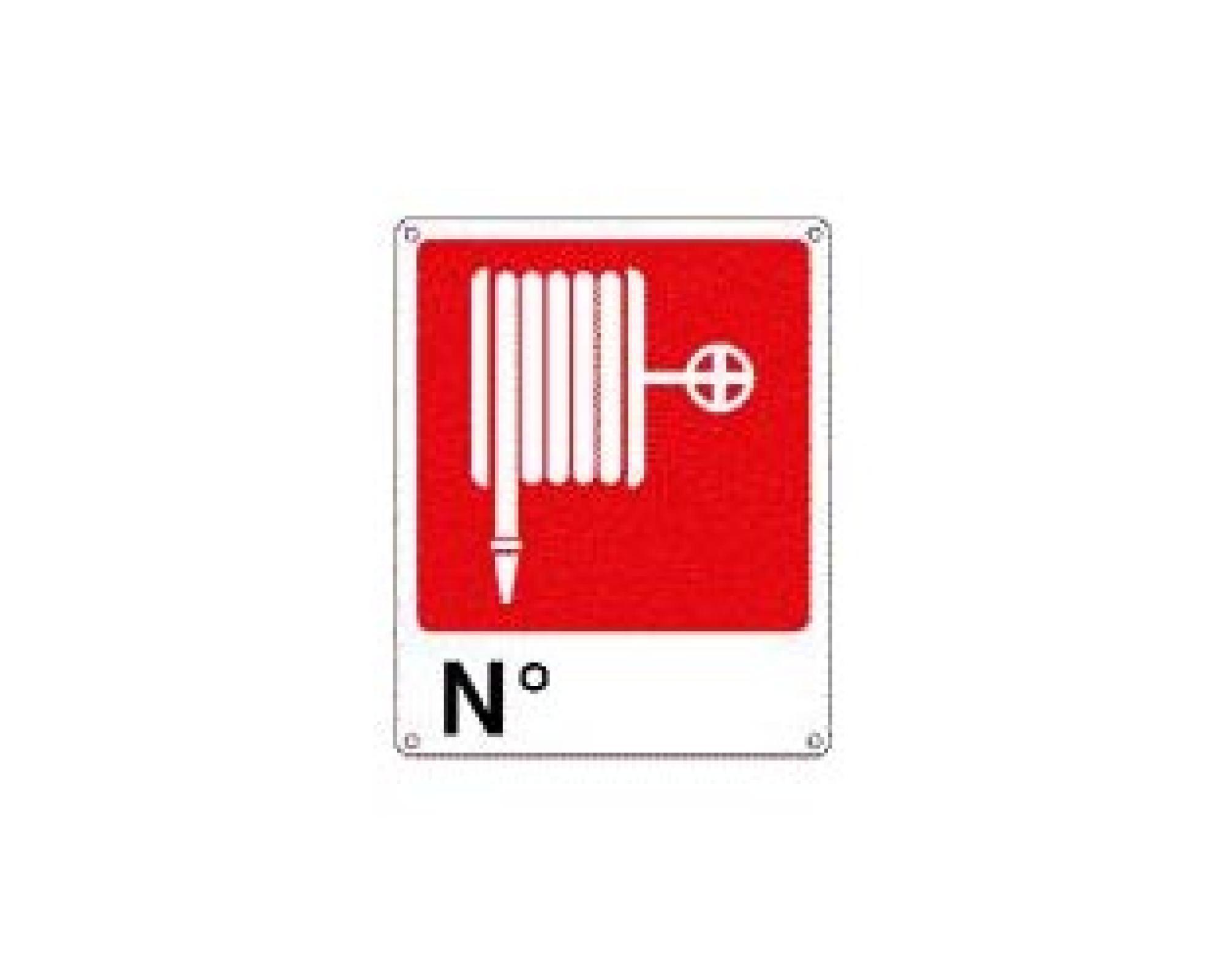 Cartello In Alluminio PIXLEMON Per Lancia Antincendio NASPO - Dimensioni 30x20 Cm, Segnaletica Di Sicurezza Chiara E Resistente