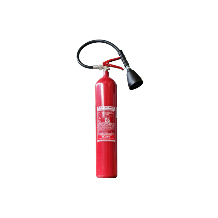 Estintore CO2 Da 5 Kg Nuovo Con Certificazione - Completo Di Staffa E Catello | Tagliando Incluso - Foto 4