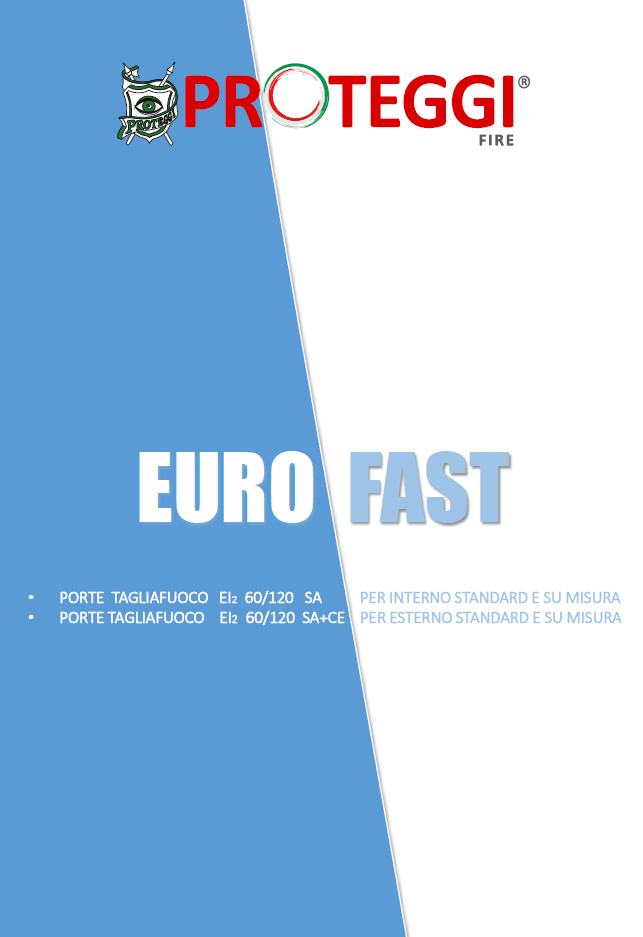 Catalogo tecnico porte tagliafuoco EUROFAST EI60 EI 120 certificate SA e CE